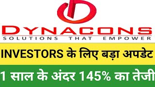 dynacons systems amp solutions ltd share  Dynacons share latest news  DSSL SHARES  agstockedu6065 [upl. by Andie]