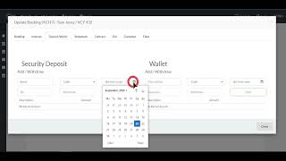 Deposit Tab in Booking  Rental Management Software [upl. by Airdnaxela]