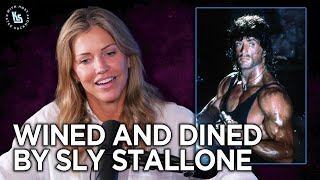 Tricia Helfer on dating Sylvester Stallone [upl. by Guild874]