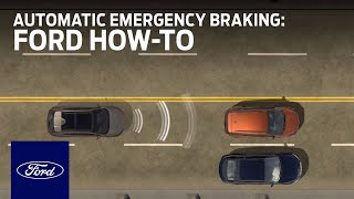 PreCollision Assist With Automatic Emergency Braking  Ford HowTo  Ford [upl. by Pavla36]