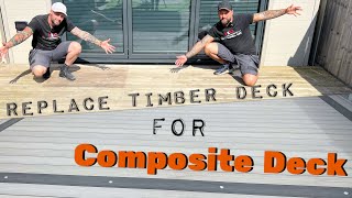 How To Install Composite Decking  Picture Frame Border  Easy DIY Guide [upl. by Adnauq]