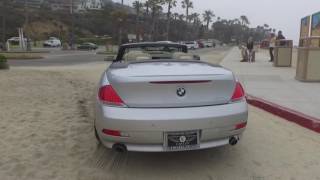 Straight piped BMW e64 650i  exhaust revs acceleration fly bys ect [upl. by Sonaj]