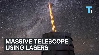 Massive telescope using lasers [upl. by Zitah]