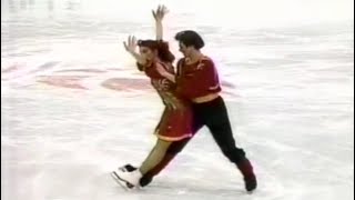 1992 Olympic Games Marina Klimova  Sergey Ponomarenko RUS Original Dance [upl. by Ellison506]