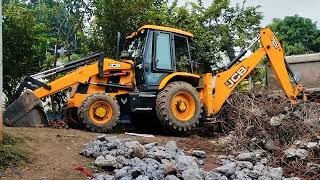 jcb 3dx and dumper truck working mud in construction site jcbvideo skmachineindia jcbworkingvideo [upl. by Arundel]