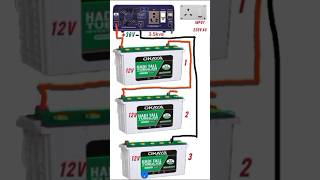 36 volts inverter connection hindi mein [upl. by Wernsman]