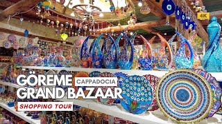 CAPPADOCIA Gоreme Grand Bazaar 2023 🇹🇷 Shopping tour 4K shopping türkiye turkey cappadocia [upl. by Aihsenet572]