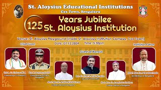 St Aloysius Institutions Bangalore  125th years jubilee celebration [upl. by Ecal]