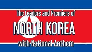 National Anthem of North Korea Aegukka  The Leaders of North Korea 2020 [upl. by Zadack]