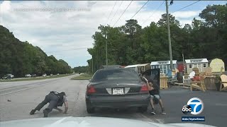 Video shows dangerous shootout between deputies and man after being pulled over [upl. by Purdy874]