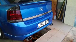 Opel Vectra OPC Z28NET straight stainless steel 3 exhaust [upl. by Rrats]