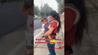 Baby Carrier😀 ytshortsindia cutebaby bhopalkibahunitu lakeview babiesworld ytshorts cutest [upl. by Neelyar470]