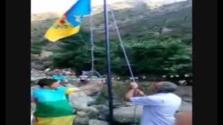 Lever du drapeau KABYLE à Ait Bouaissi Tizi n Berber [upl. by Fausta604]