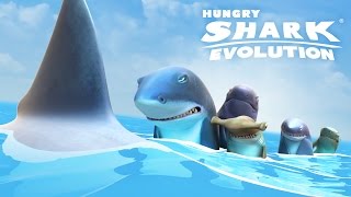 Hungry Shark Evolution  Find Other Players Sharks  Release Trailer [upl. by Sirrap]