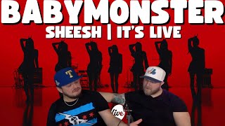 BABYMONSTER  “SHEESH” Band LIVE Concert its Live REACTION [upl. by Euqinwahs]