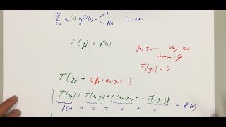 Differentialgleichungen Teil 5 Linearität von DGL [upl. by Emelda]