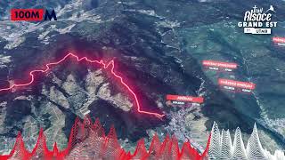 Découvrez le parcours de lUTDC 🟥 en 3D  Trail Alsace Grand Est by UTMB 2024 [upl. by Javed]