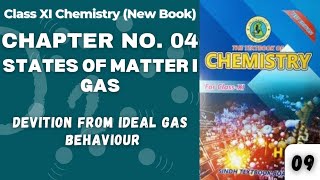 Ch 4 States Of Matter Gas  Deviation from ideal gas behavior  Class 11 chemistry  Sindh board [upl. by Melloney]