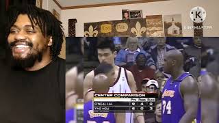 SHAQ Vs YAO Ming First Time 11703 Reaction Video [upl. by Gamin760]