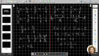 58 Equazioni di primo grado con le frazioni [upl. by Vin]