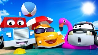 Car City macht Ferien ☀ DIE SOMMER FOLGEN 🚓 🚒 Sommer Zeichentrickfilme für Kinder [upl. by Seuqcaj]