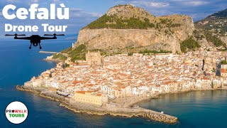 Cefalù Sicily Drone Tour 4K [upl. by Benedikta]