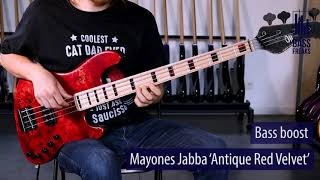 Mayones Guitars Jabba Custom Live Demo  BassFreaksnet [upl. by Haggerty569]