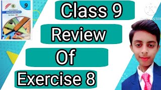 Class 9 Review of Ex 8  Sindh Board  Math Expert Boy  algebra maths mathematics mathexpertboy [upl. by Iveson]