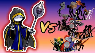 Stick War 3  Meric  Secret Ability BeWitch Vs All Units  All Generals [upl. by Salaidh]