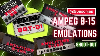 Best Ampeg B15 Emulations ShootOut ampegtv ikmultimedia NativeInstruments ZoomSoundLab [upl. by Atinrahc882]