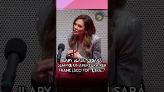 Ilary Blasi tiene la porta aperta a Francesco Totti superguidatv totti ilaryblasi [upl. by Hpeosj848]