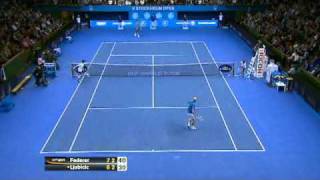 2010 Stockholm Semi Final FedererLjubicic Highlight and Interview [upl. by Abibah]