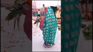 Sandhaya arag youtubeshorts saree chhathpuja [upl. by Ahsitul200]