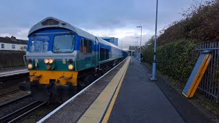 Trains At Cosham 13122023 features class 59 an MPV amp units [upl. by Ahsinel]