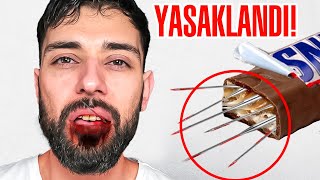 YASAKLANMIŞ 10 TEHLİKELİ ÇİKOLATAYI DENEDİM  Sakın Yemeyin [upl. by Wesle321]