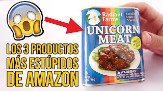 3 Inventos MUY ESTÚPIDOS y RAROS de AMAZON [upl. by Calvinna]