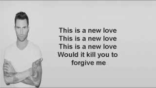 Maroon 5 – New Love  V  Lyrics [upl. by Oinota]