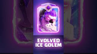 Ice Golem Evo 🥶💀 clashroyale [upl. by Elita]