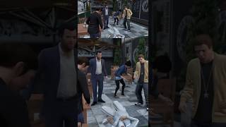 Michael hitting yoga teacher with a laptop in front of Amanda gta yoga michael gtav gta5 [upl. by Radmilla824]