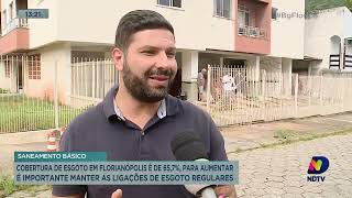 Cobertura de esgoto em Florianópolis é de 657 [upl. by Hcnarb]