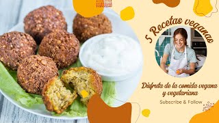 Delicias Veganas y Vegetarianas 5 Recetas Saludables y Sabrosas  Vol 3 [upl. by Ad]