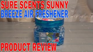 ✅ How To Use Sure Scents Sunny Breeze Air Freshener Review [upl. by Hilario]