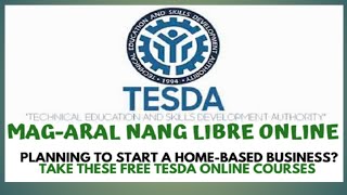 LIBRENG TESDA ONLINE COURSES SA PAGNENEGOSYO  ENTREPRENEURSHIP FREE ONLINE COURSES [upl. by Matuag317]