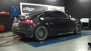 Reprogrammation moteur Audi TT RS 340cv  408cv dyno Digiservices [upl. by Ahsoem]