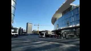 PIAZZA GAE AULENTI PORTA GARIBALDI MILANO ITALY [upl. by Alleuqcaj]