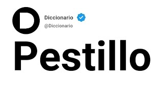 Pestillo Significado En Español [upl. by Maxima]