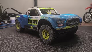 Arrma mojave grom on indoor clay track [upl. by Bond913]