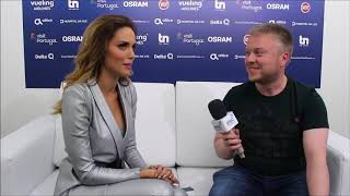 Franka  Crazy Croatia 2018  interview at Eurovision 2018 [upl. by Ledniahs]