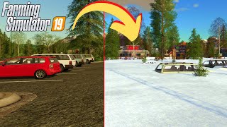 Easiest Fastest Way to Add Snow  As Much As You Want  2023 Mod Guide  FS 19 [upl. by Finah]