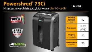 Fellowes Powershred® 73Ci CrossCut Shredder  Polish [upl. by Eden]